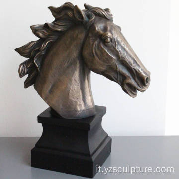 Vita antica statua cavallo di bronzo per la vendita